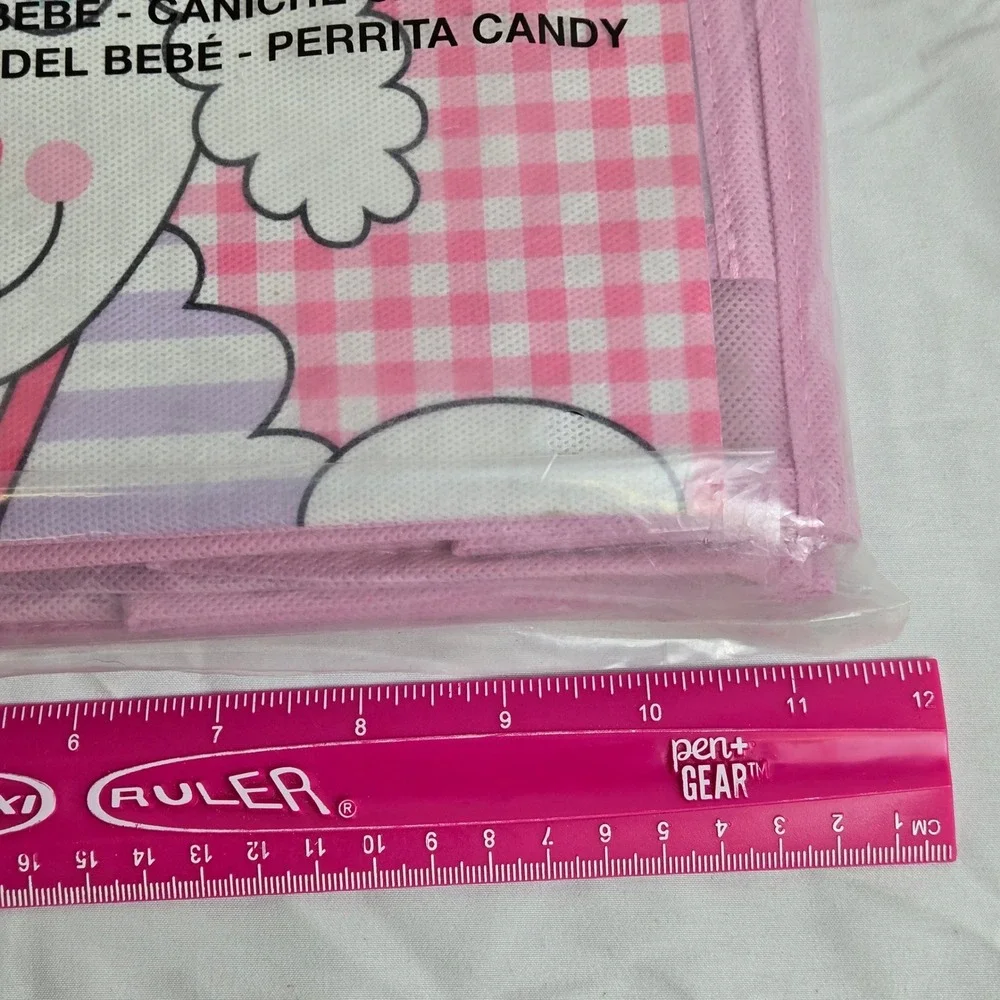Avon Tiny Tillia Candy Poodle Hanging Nursery Closet Organizer Pink New